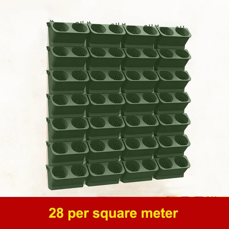 Hanging Vertical Garden Planter | Outdoor Succulent Pot Hanging Wall Planter Qme