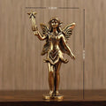 Fairy Princess Metal Figure Retro Desktop Ornament | Home Decor Decorative Figurine Qme A1