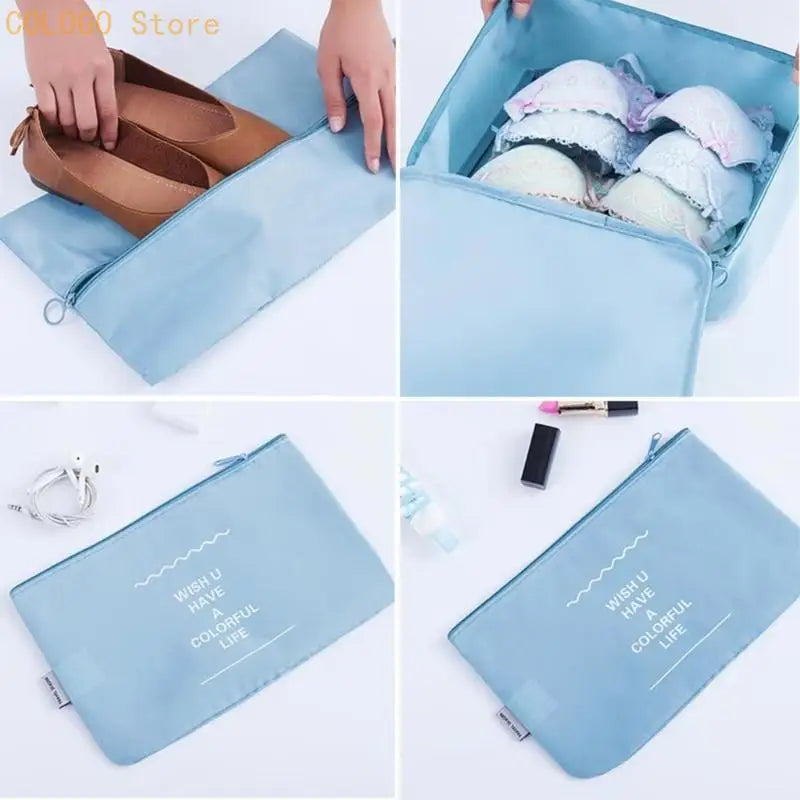 Waterproof Packing Cubes 10-Piece Travel Organizer Set Travel Packing Cubes Qme