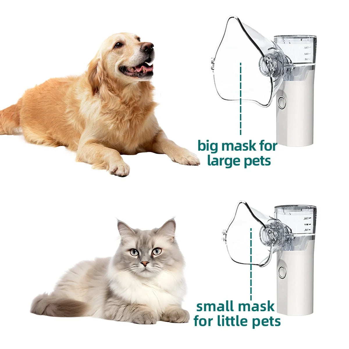 Portable Mesh Nebulizer USB Rechargeable – Human & Pet Mesh Nebulizer Qst