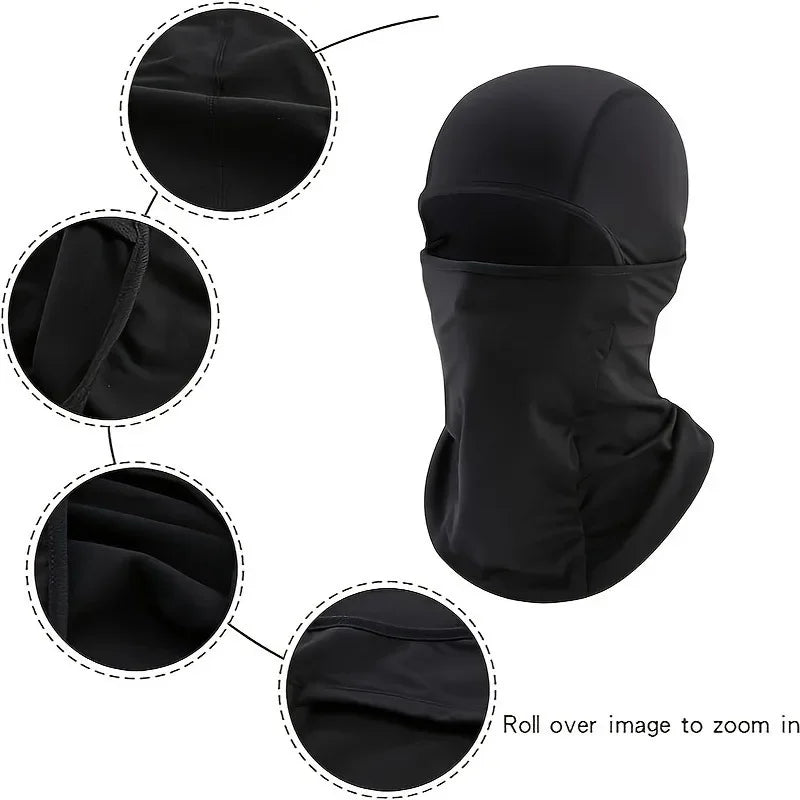 Breathable Neck Gaiter Helmet Mask – Skiing & Cycling Neck Gaiter Mask Qme