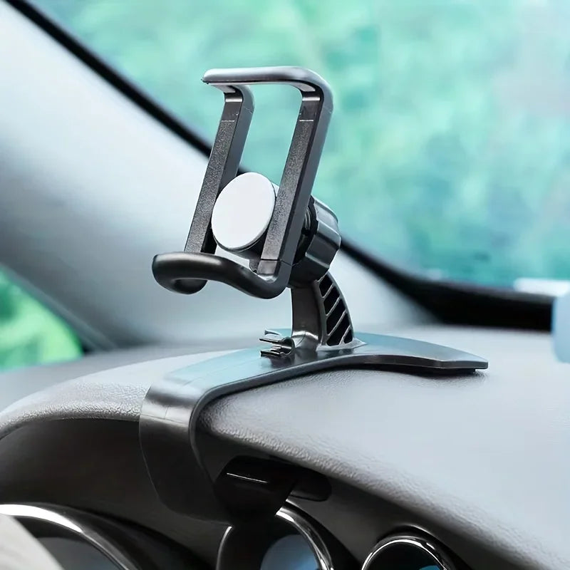 Car Phone Holder Clip Mount – Dashboard & GPS Navigation Stand Dashboard Phone Mount Qme