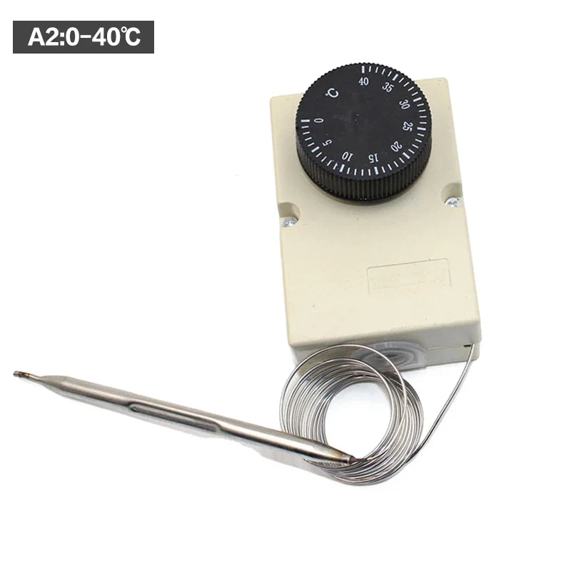Capillary Thermostat Knob Switch | Mechanical Temp Control Thermostat Knob Switch Qme 0-40