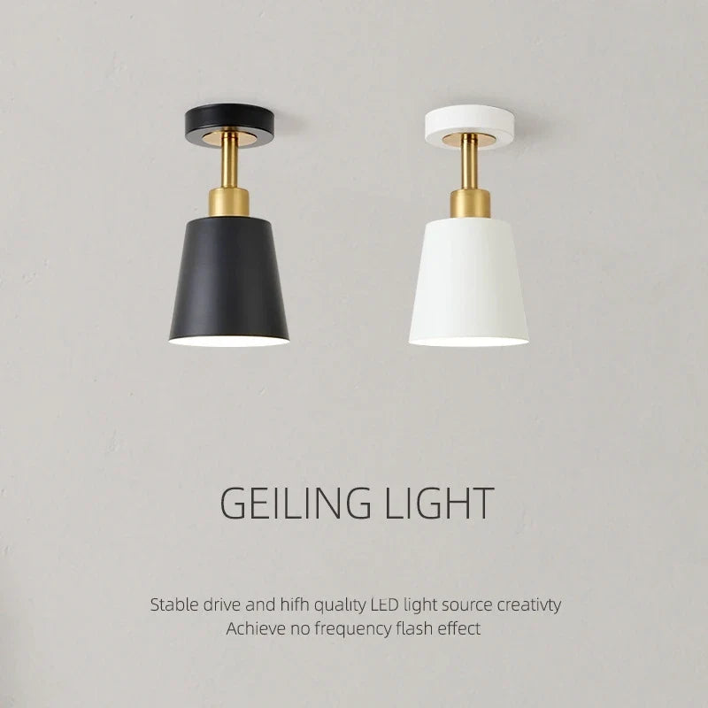 Nordic LED Ceiling Light – Corridor, Bedroom & Study Lamp LED Ceiling Light Qme