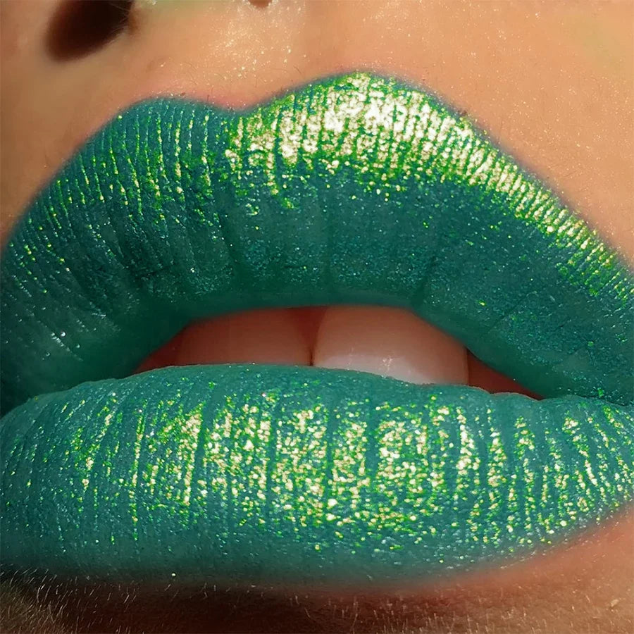Smoky Green Pearlescent Lipstick Pencil – Waterproof, 3 Colors Lip & Eye Pencil Qme