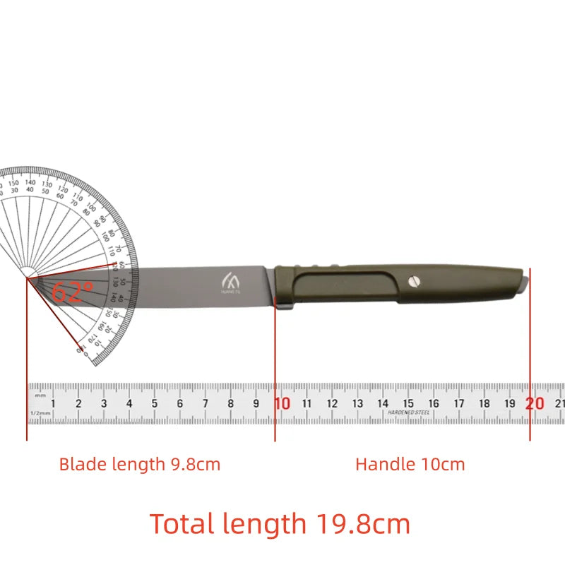 HUANGFU Multifunctional Outdoor Knife – Camping Hiking Tool Outdoor Multi Knife Qst