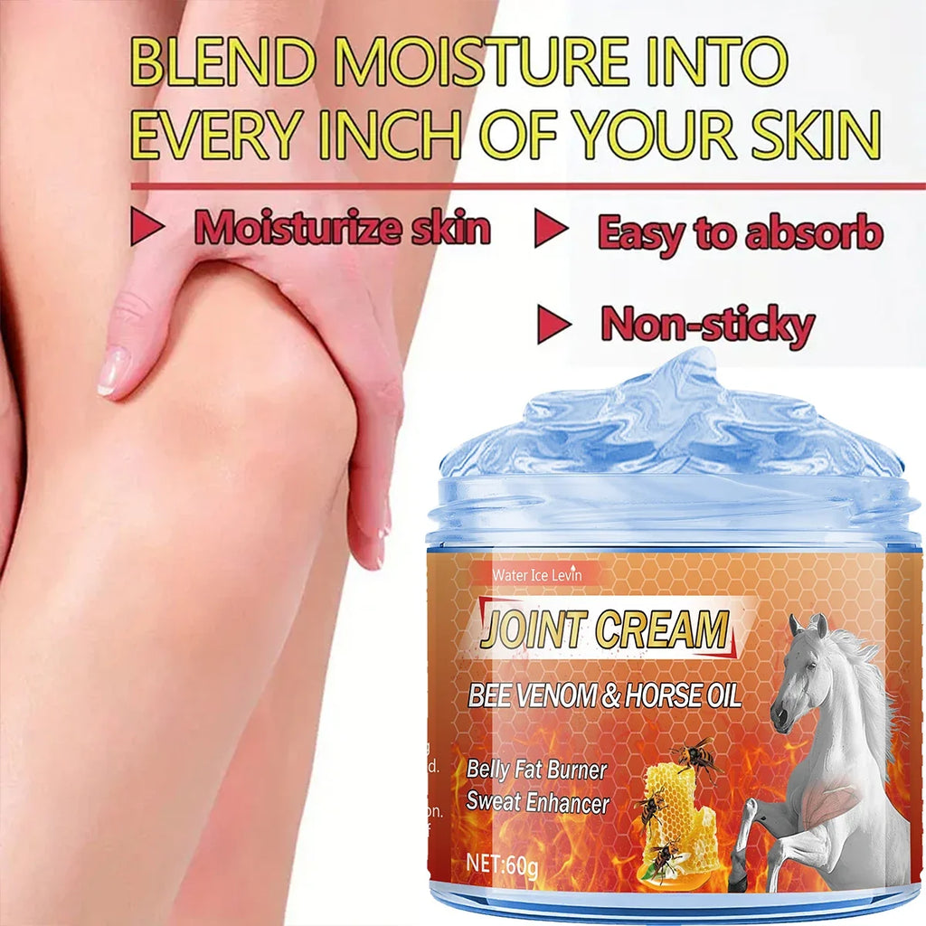 Bee Venom Horse Oil Moisturizing Cream – Ginger & Chamomile Moisturizing Body Cream Qme
