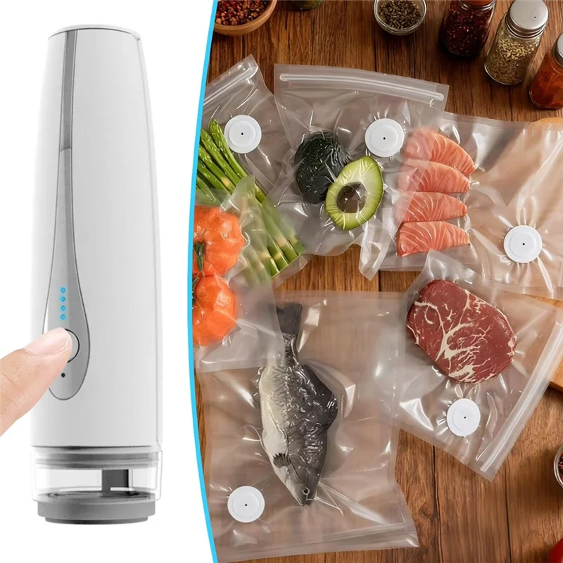 MiLESEEY B15C Handheld Rechargeable Portable Food Vacuum Sealer Food Vacuum Sealer Qst
