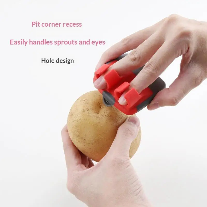 Stainless Steel Palm Peeler – Handheld Fruit & Vegetable Peeler Handheld Palm Peeler Qme