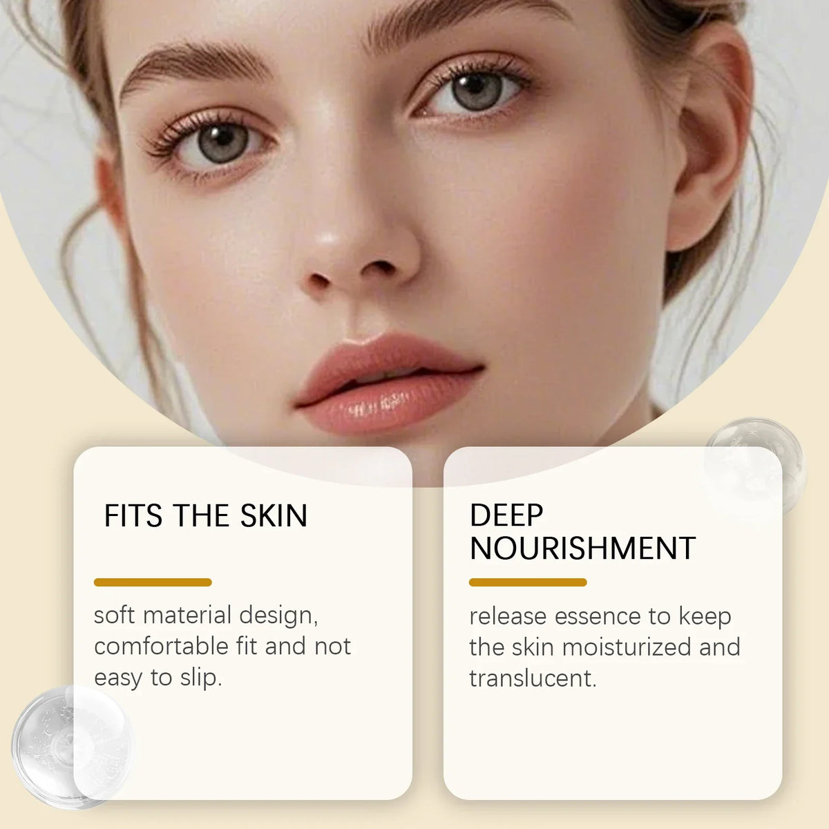 Collagen Water-Soluble Patches – Forehead & Eye Firming Collagen Face Patches Qme
