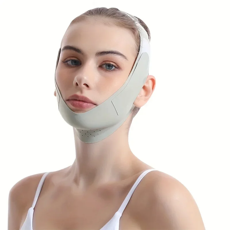V Line Face Shaper Chin Strap – Reusable Lifting Mask Face Lifting Strap Qst As Shown