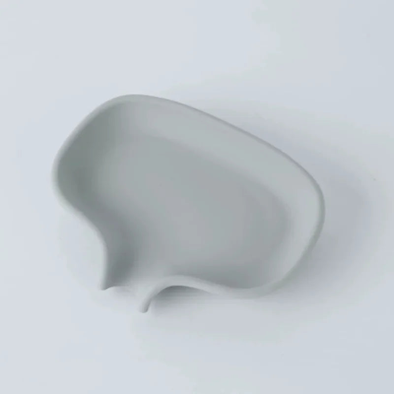 Flat-Bottom Soap Dish with Drainage Tray – Bathroom Holder Soap Dish Qme