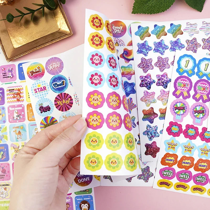 844 Motivational Reward Stickers for Teachers & Classrooms Reward Sticker Pack Qme