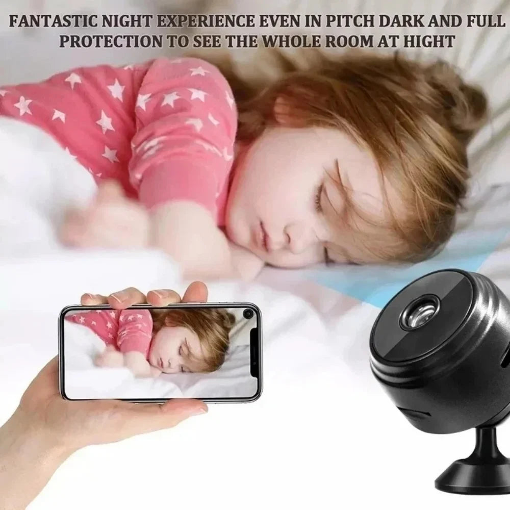 A9 WiFi Security Camera – Wireless IR Night Vision Monitor Wireless Security Camera Qme