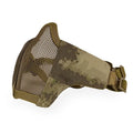 Tactical Lower Face Mask for Hunting, Paintball & CS – Mesh Tactical Face Mask Qme 13