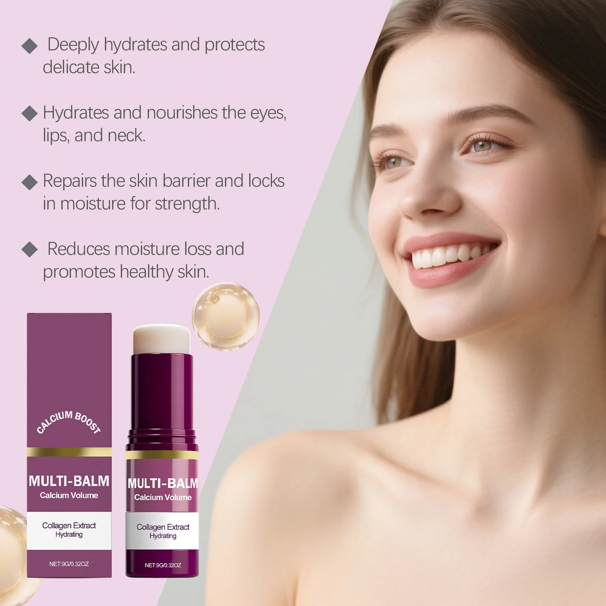 Daily Moisturizing Face Balm Stick – Hydrating & Nourishing Face Balm Stick Qst