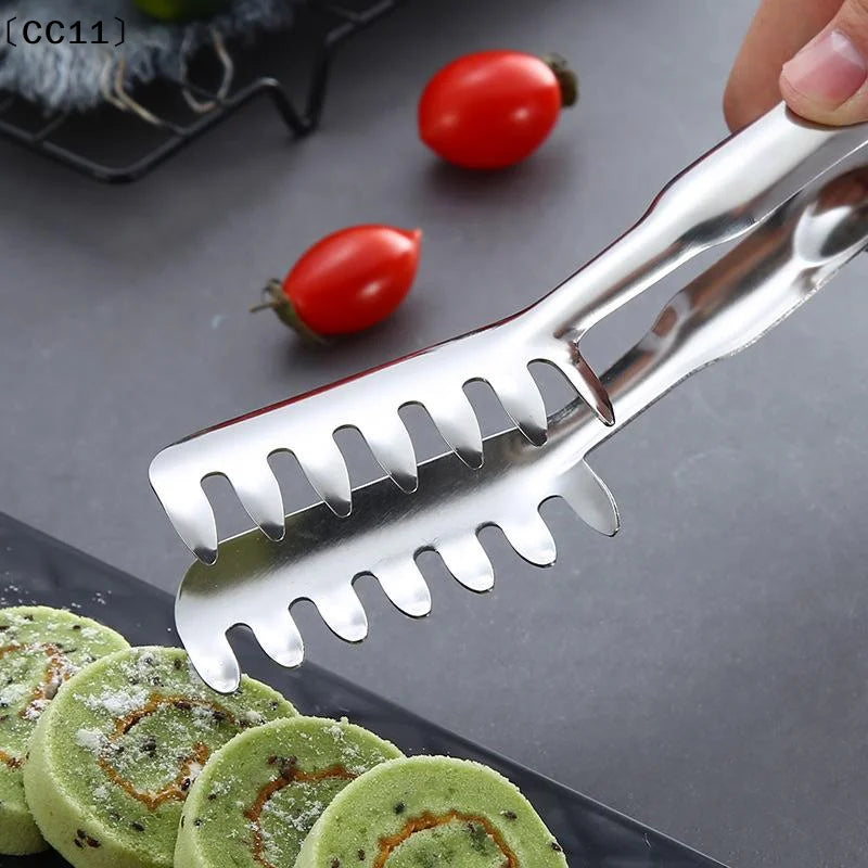 Stainless Steel Food Tongs – BBQ, Pasta & Salad Serving Kitchen Food Tongs Qme