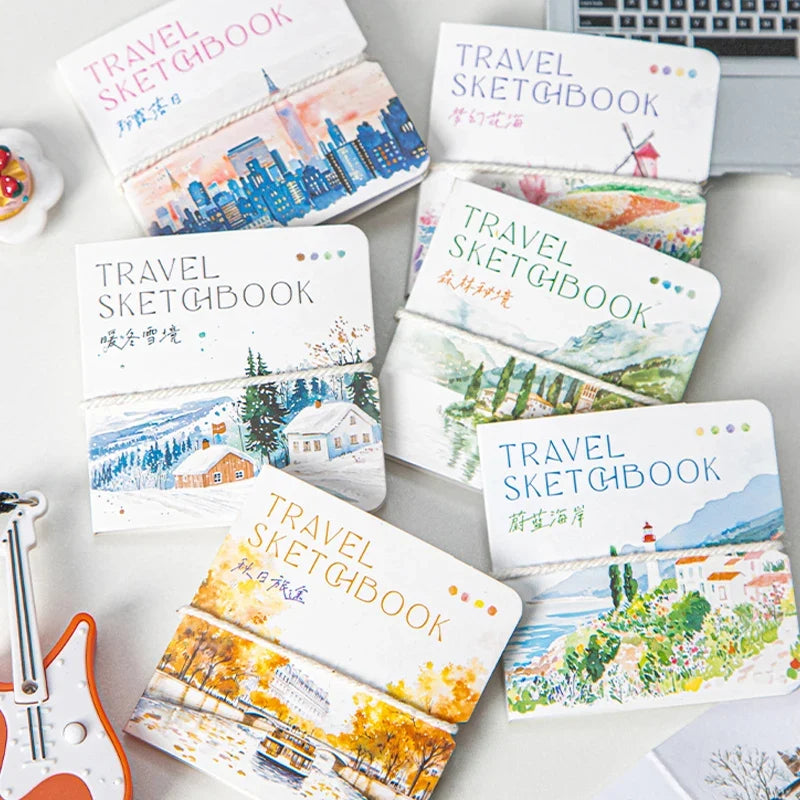 10 Sheets Travel Die-Cut Scrapbook Stickers – DIY Planner Decor Die-Cut Sticker Sheets Qme