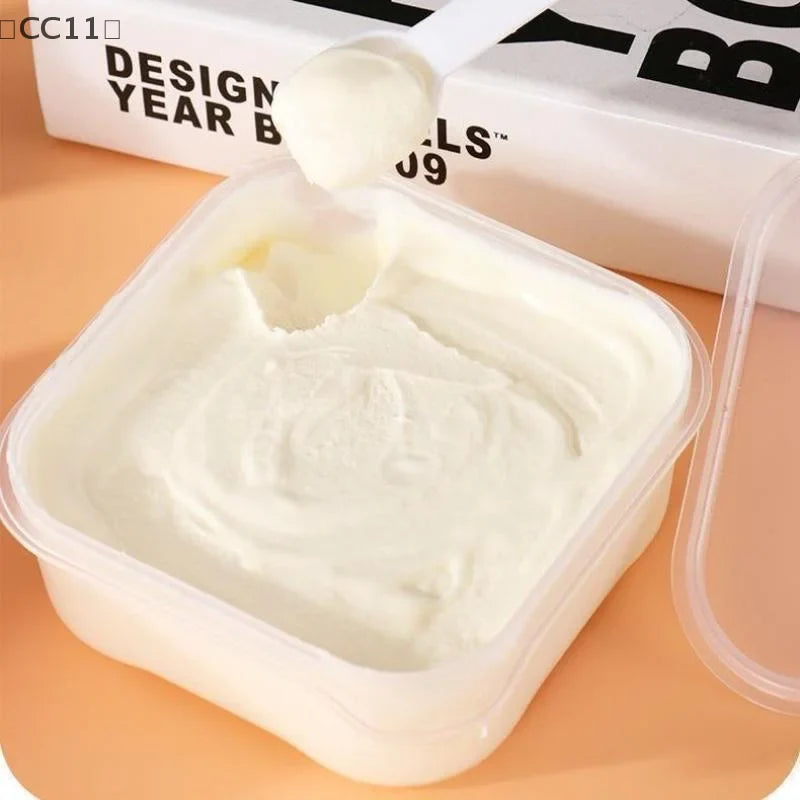 Reusable Ice Cream Storage Tub with Lid | BPA-Free Freezer Container Ice Cream Storage Tub Qme