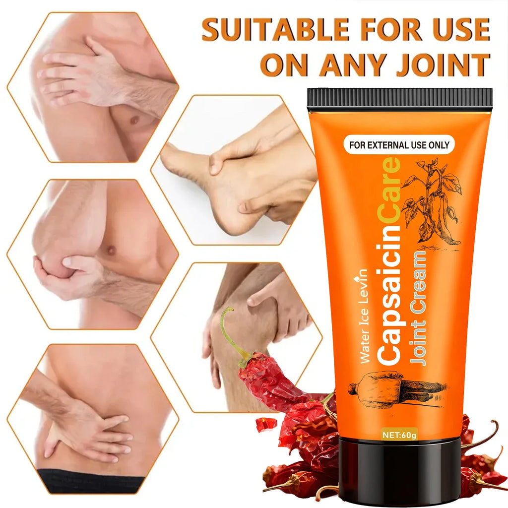 Capsaicin Glucosamine Joint Cream with Vitamin C | Qme Topical Joint Cream Qme