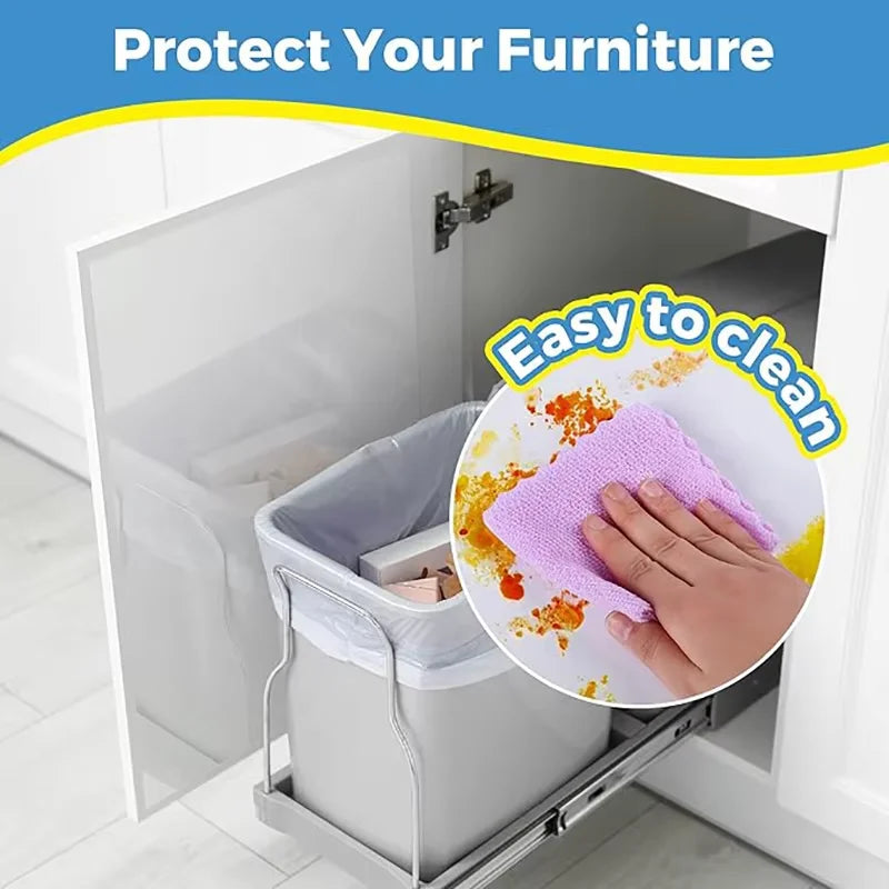 Transparent Wall Protection Film – Waterproof Oil-Proof PVC Cling Wall Protection Film Qme