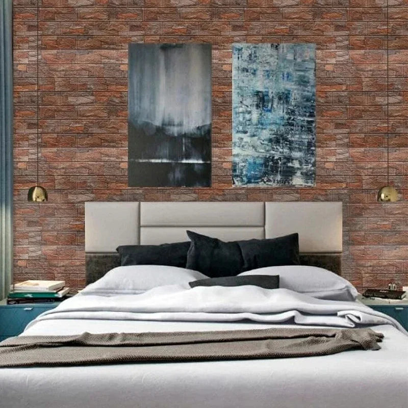 3D Self-Adhesive Waterproof Vinyl Wall Stickers – 18 Colors 3D Wall Stickers Qme