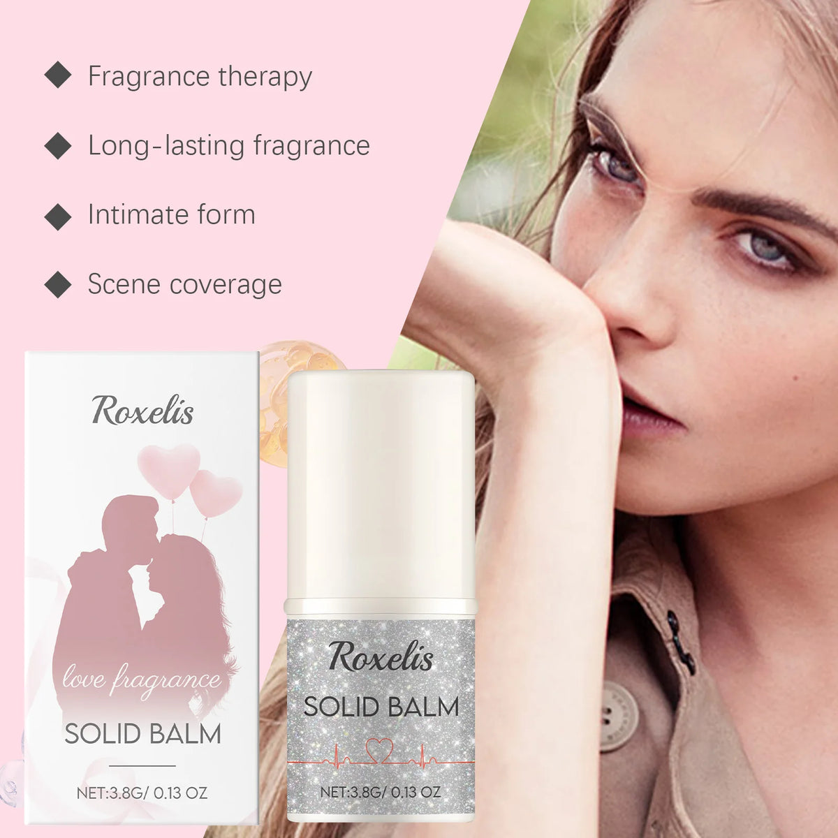 Natural Lavender Solid Perfume Balm – Alcohol-Free, 3.8g Solid Perfume Balm Qst