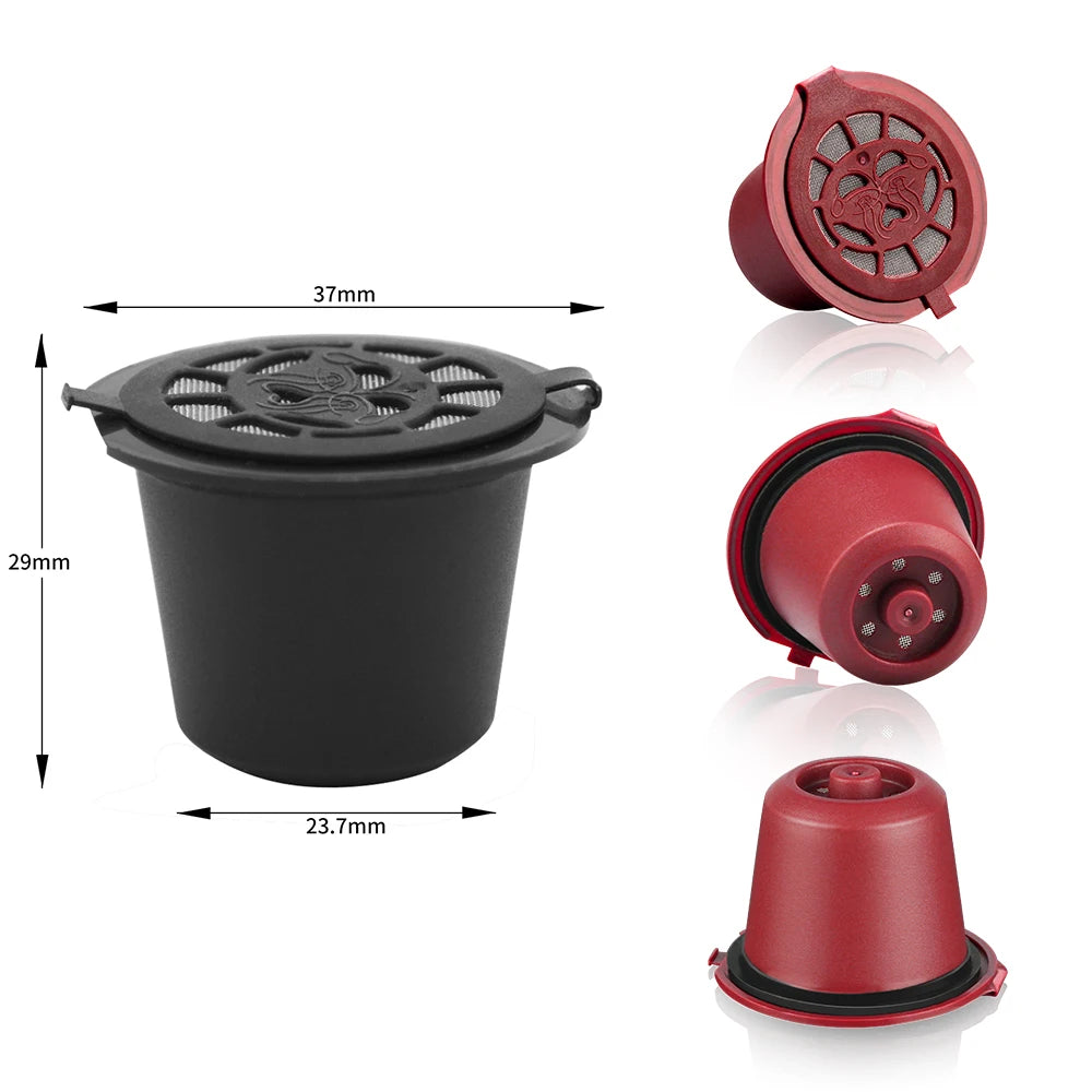 Refillable Nespresso Pods – Reusable Capsules 6/8 Pack Reusable Coffee Pods Qst