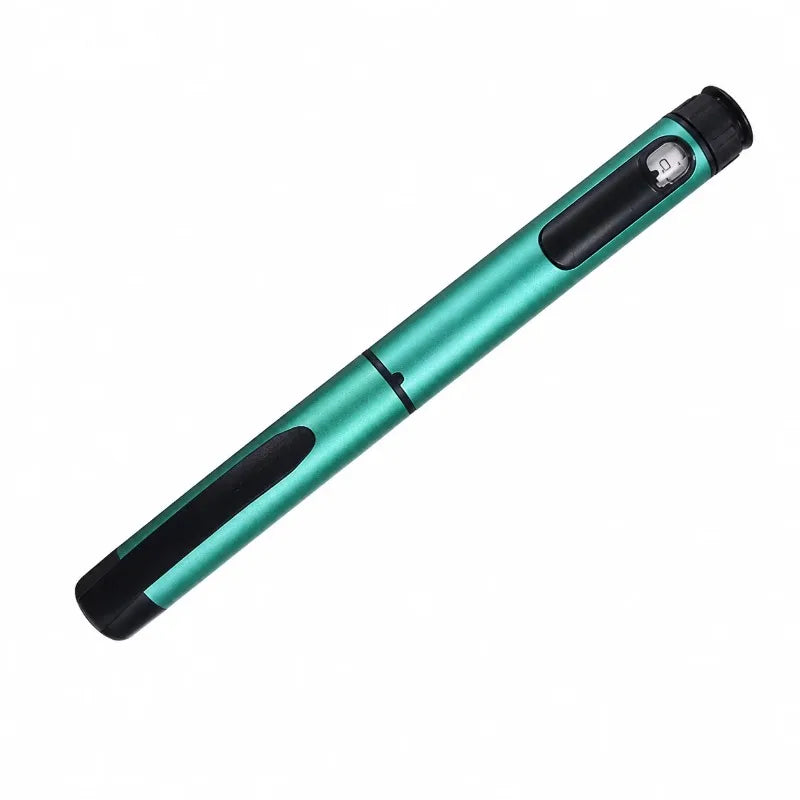 80IU Reusable Metal Injection Pen – Adjustable Dosing, 3ml Reusable Injection Pen Qst green
