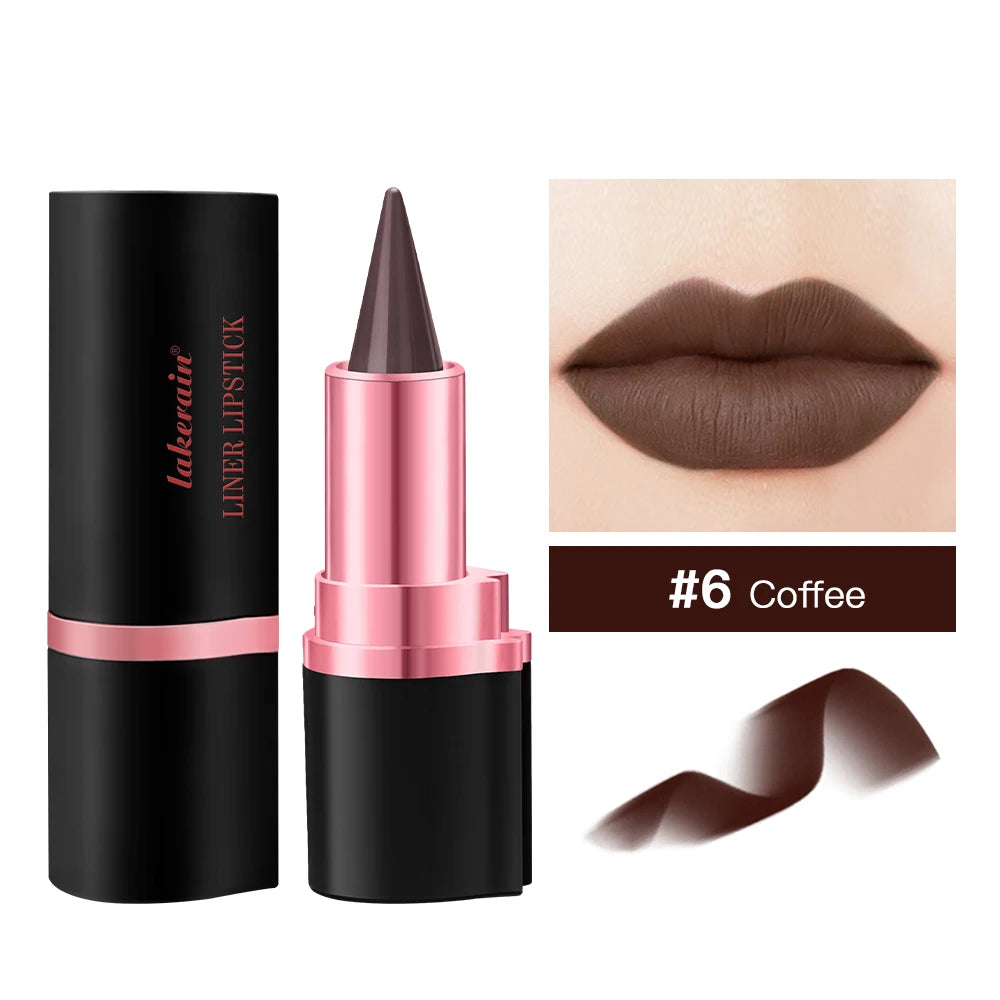 Waterproof Gradient Lip Liner & Lipstick Pencil – 6 Shades Lip Liner Pencil Qst 06 3g