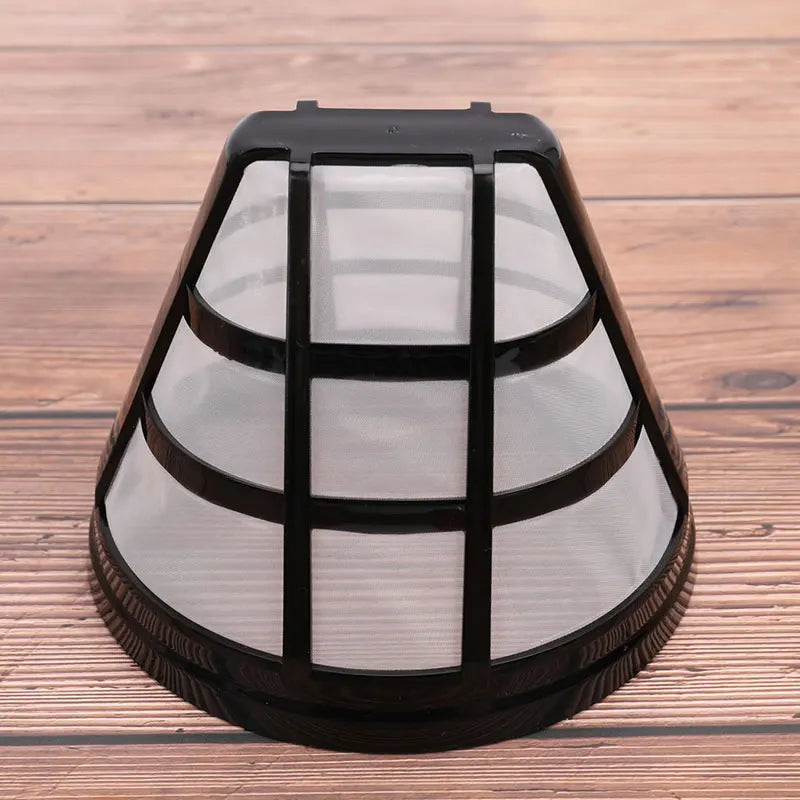 Reusable Basket Coffee Filter – Stainless Steel Mesh Refillable Reusable Coffee Filter Qme