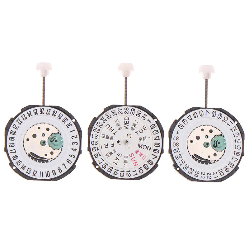 Sunon SL28-6 Quartz Clock Movement – 3 Hands & Calendar Clock Movement Qme