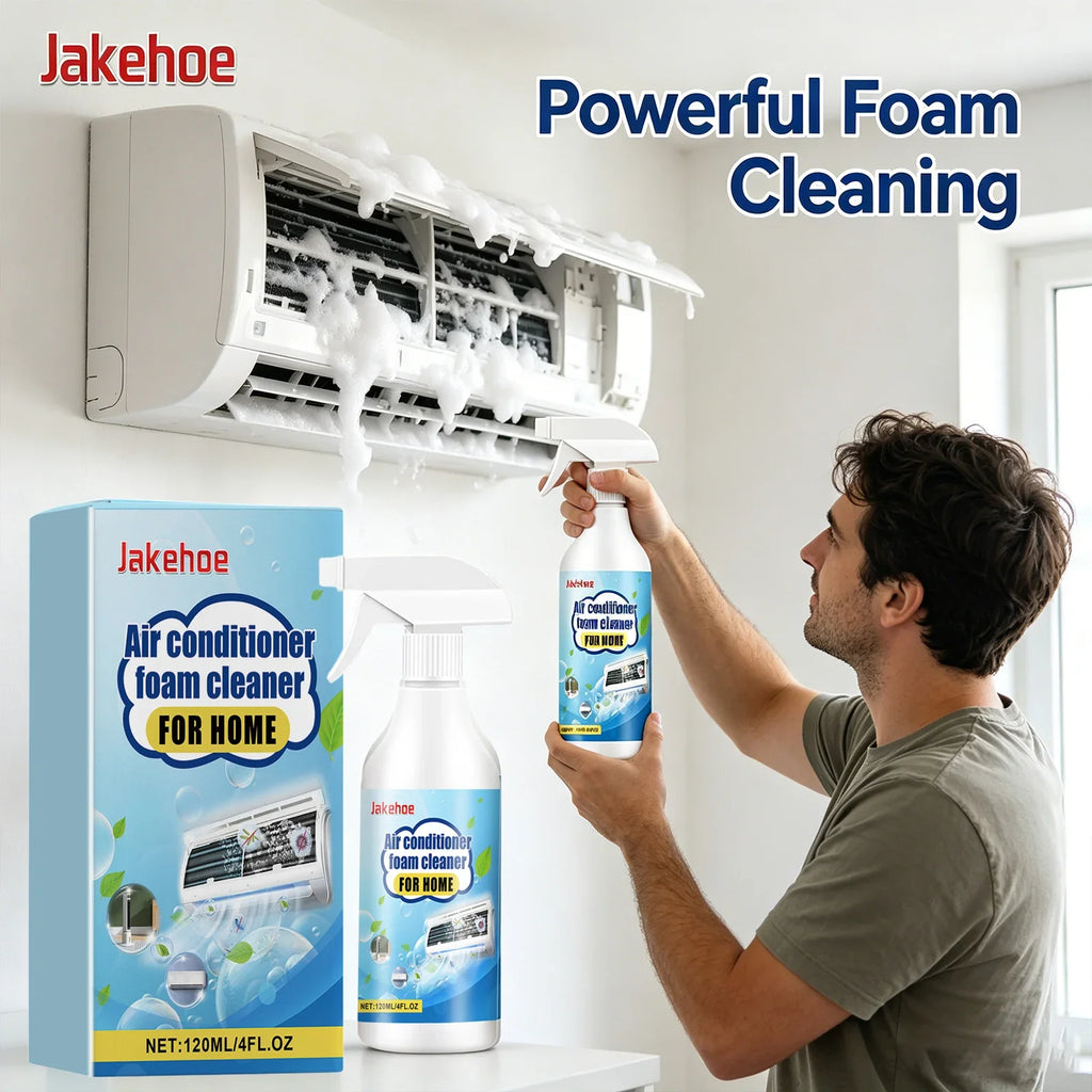 Air Conditioner Foam Cleaner Spray 120ml – No-Rinse Formula AC Foam Cleaner Qme