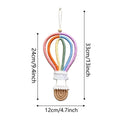 Boho Rainbow Hot Air Balloon Wall Hanging – Handmade Tassel Boho Wall Hanging Qme Type 2 China Mainland