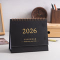 2026 Mini Desk Calendar – Creative Desktop Ornament & Planner Mini Desk Calendar Qme Black