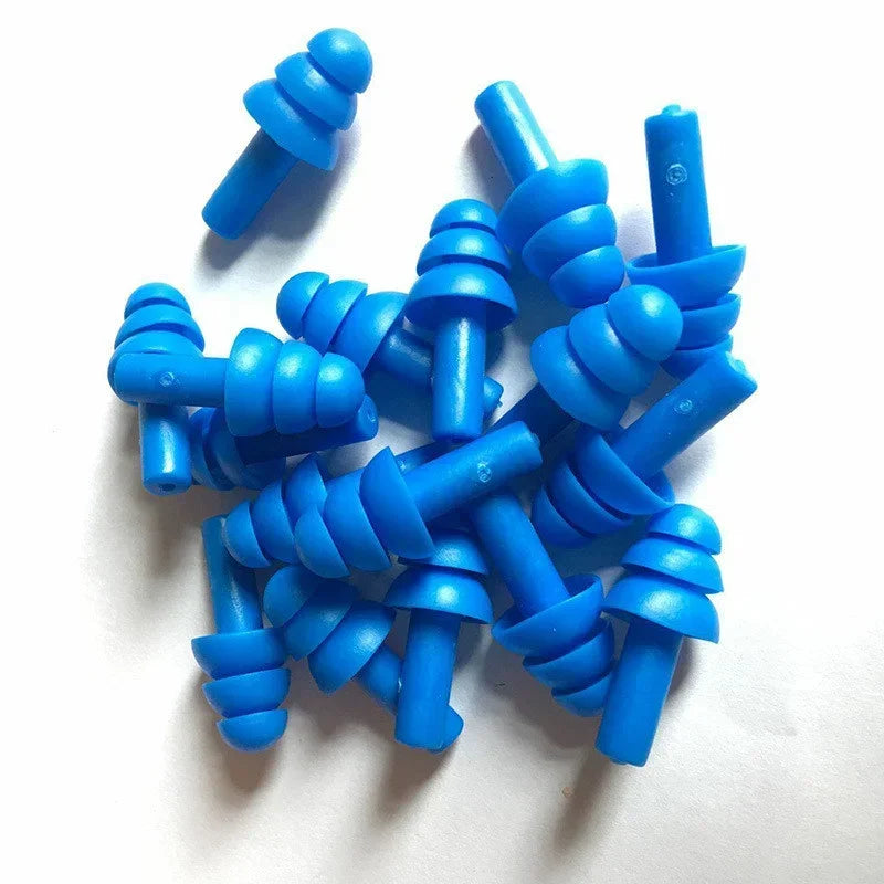 100 Pairs Reusable Silicone Earplugs – 32dB Noise Reduction Silicone Earplugs Qme