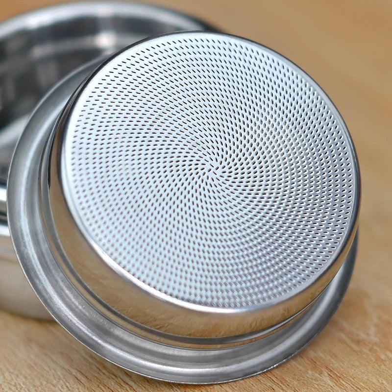 18g Matrix Portafilter Basket 58mm – 1932 Holes Precision Filter Espresso Filter Basket Qst Light Grey