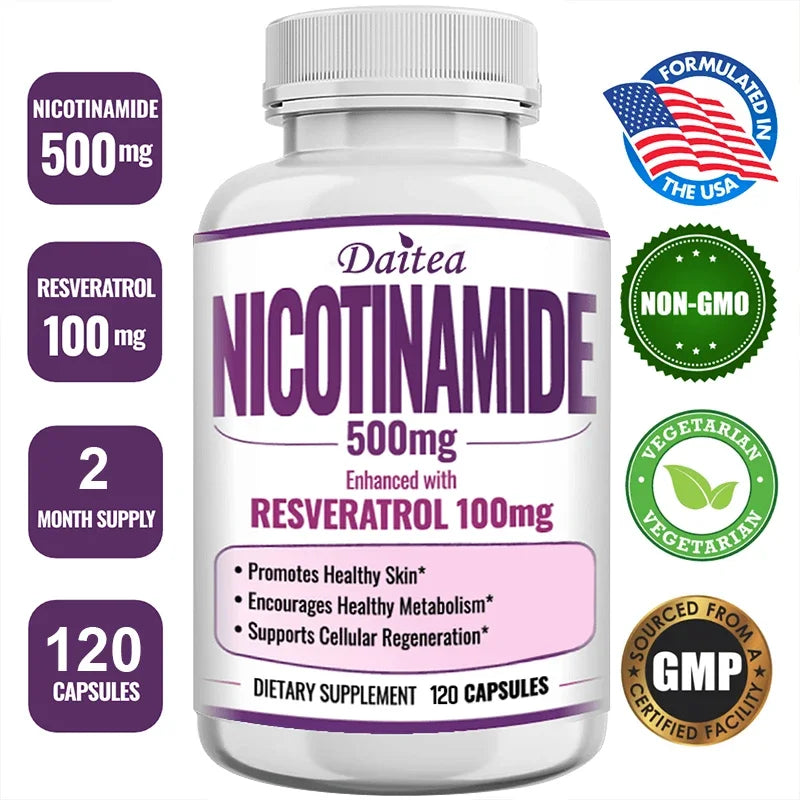 Niacinamide B3 Supplement – Skin, Metabolism & Immune Support Vitamin Supplement Qst
