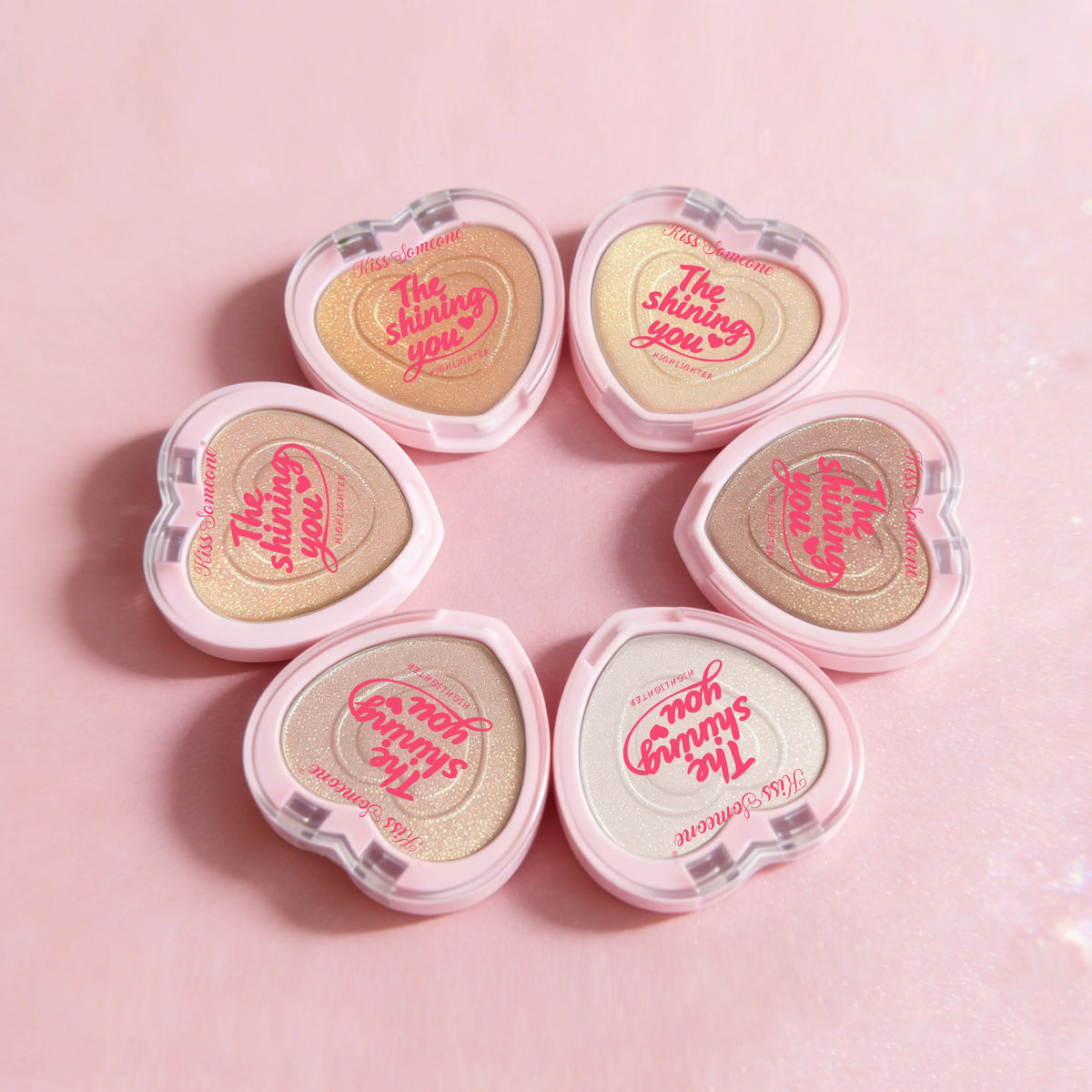 Sparkle Disc Highlighter – Long-Lasting High-Gloss Glow Face Highlighter Qme