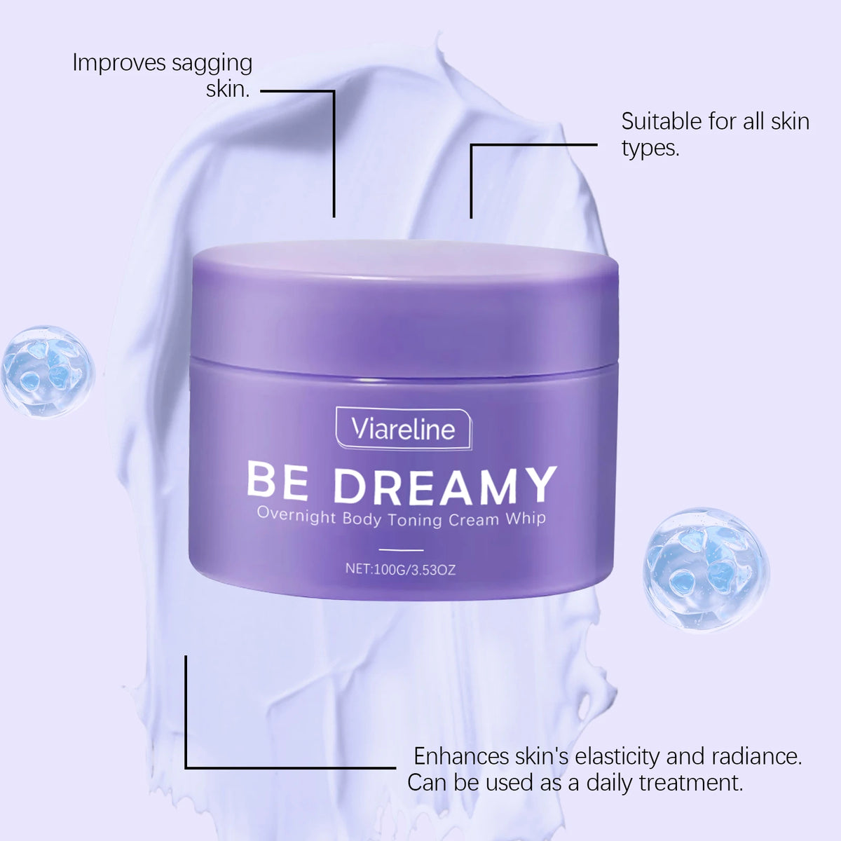 VIARELINE Body Firming Cream – Toning & Nourishing Lotion 100g Body Firming Cream Qst