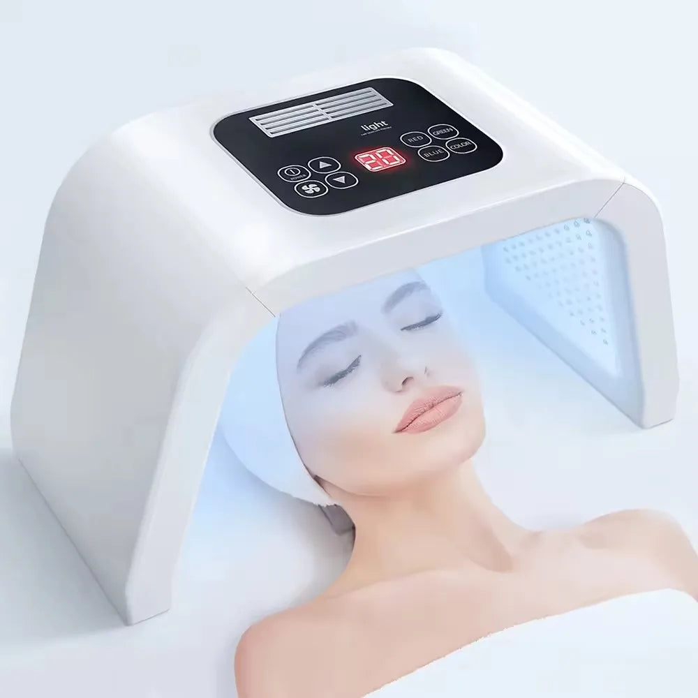 7-Color PDT LED Light Therapy Facial Mask – Skin Rejuvenation LED Facial Mask Qst