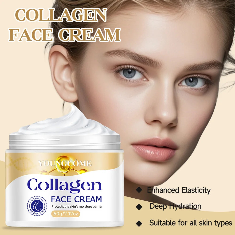 YOUNGCOME Collagen Firming Moisturizing Face Cream 30g/60g Face Firming Cream Qst