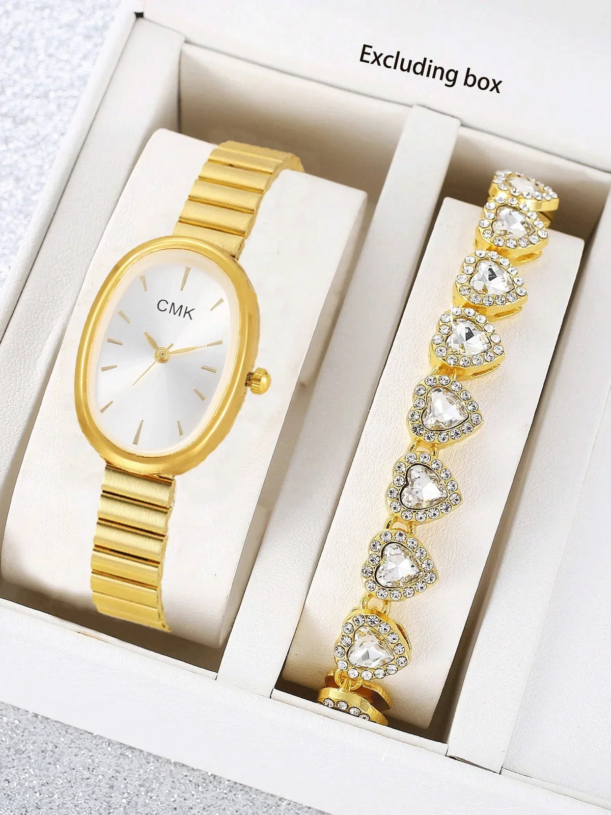 Women's Elliptical Quartz Watch – Light Luxury Casual Style Women's Quartz Watch Qme