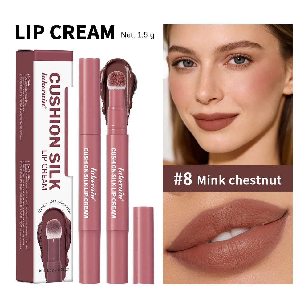 Matte Rotating Lipstick & Cheek Tint – Velvet Lip Mud Lip & Cheek Tint Qst 08