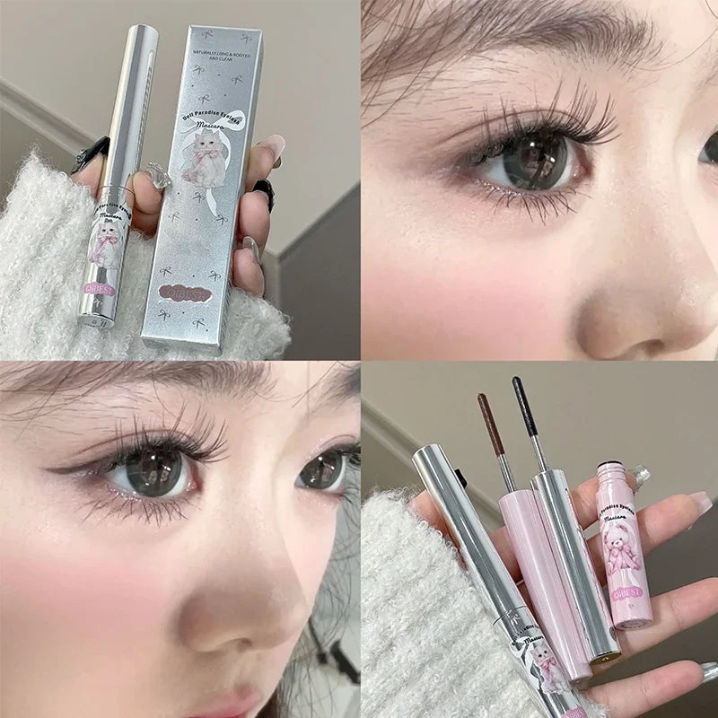 QIBEST 4D Silk Fibre Mascara – Curling, Volume & Waterproof Silk Fibre Mascara Qme
