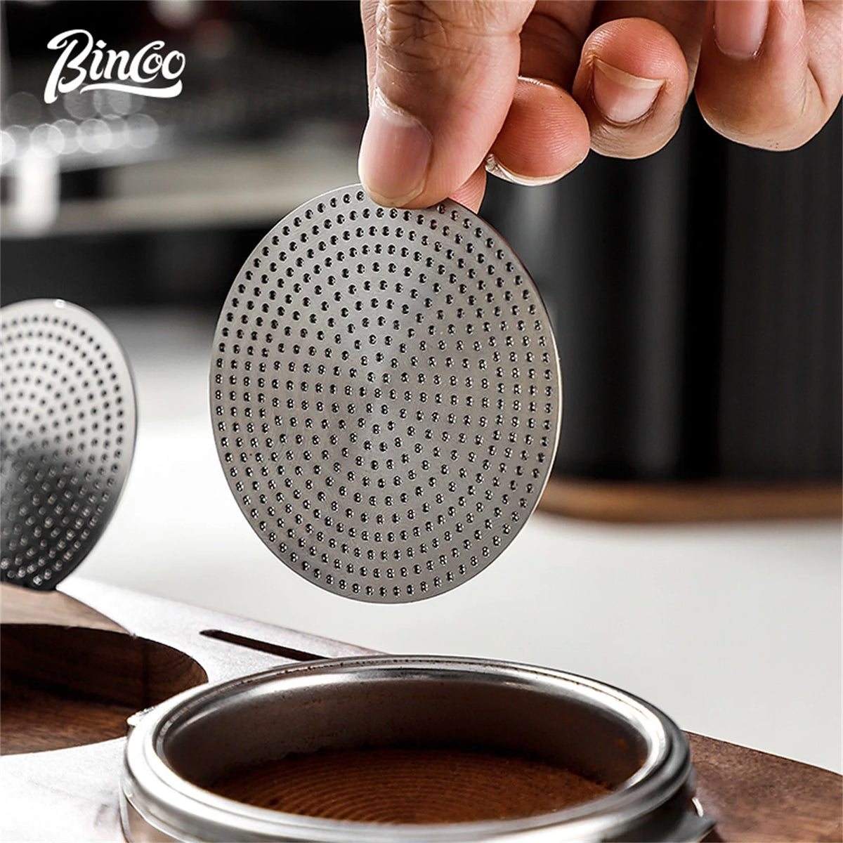 Bincoo Stainless Steel Espresso Portafilter Basket 51/53/58mm Espresso Filter Basket Qst