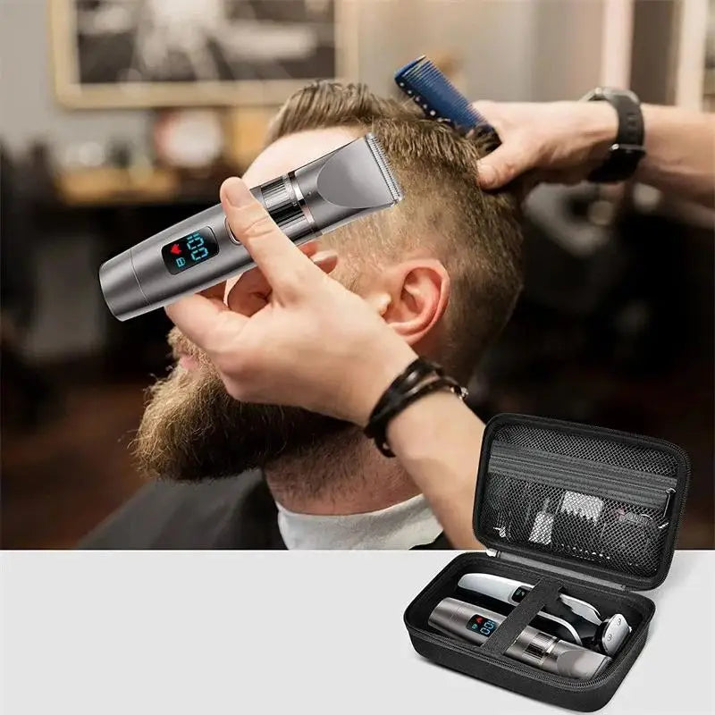 Hair Clipper Storage Bag – Grooming Kit Organizer Case Grooming Organizer Bag Qst