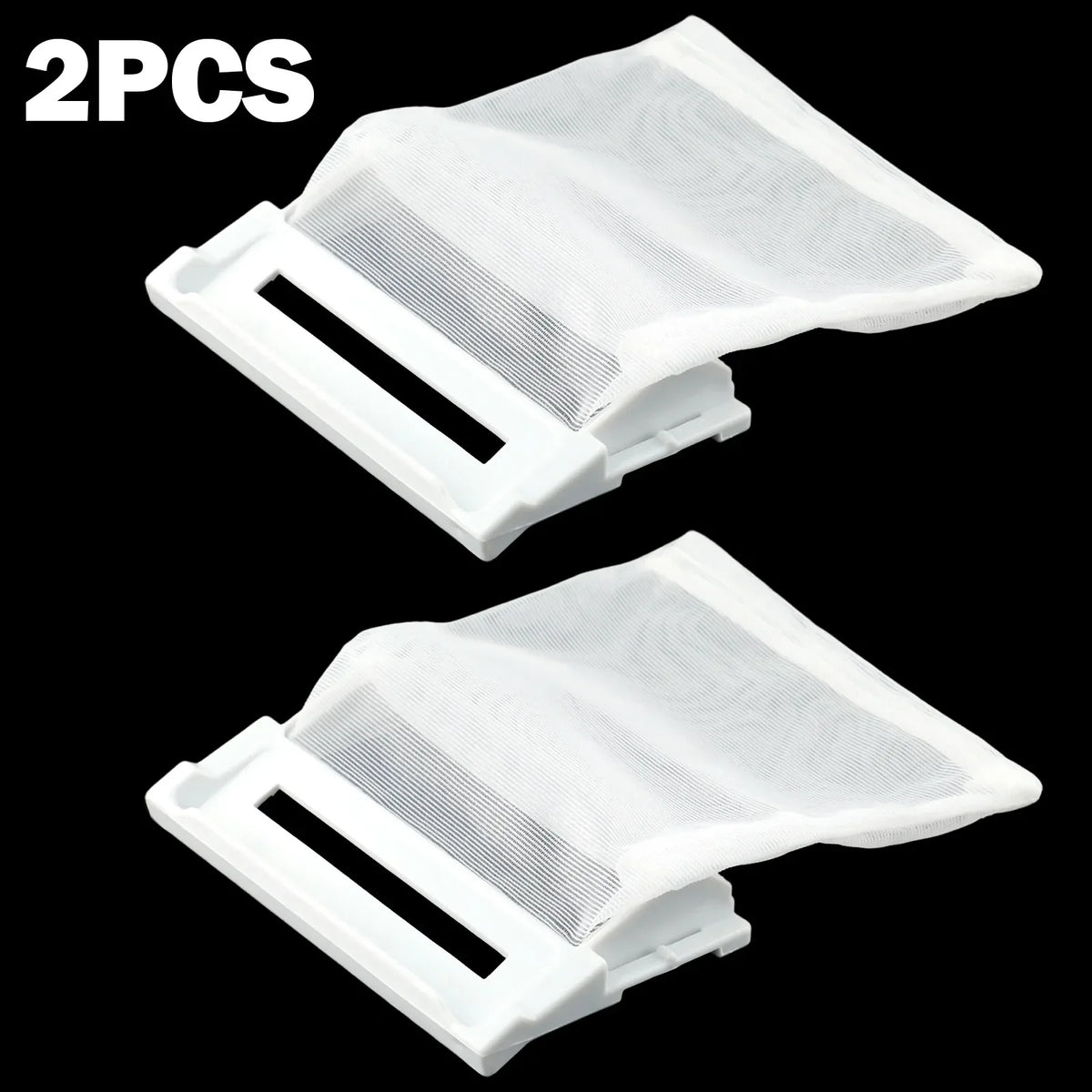 Washing Machine Lint Filter Mesh Hair Catcher Bag 2-Pack Lint Filter Bag Qme Default Title