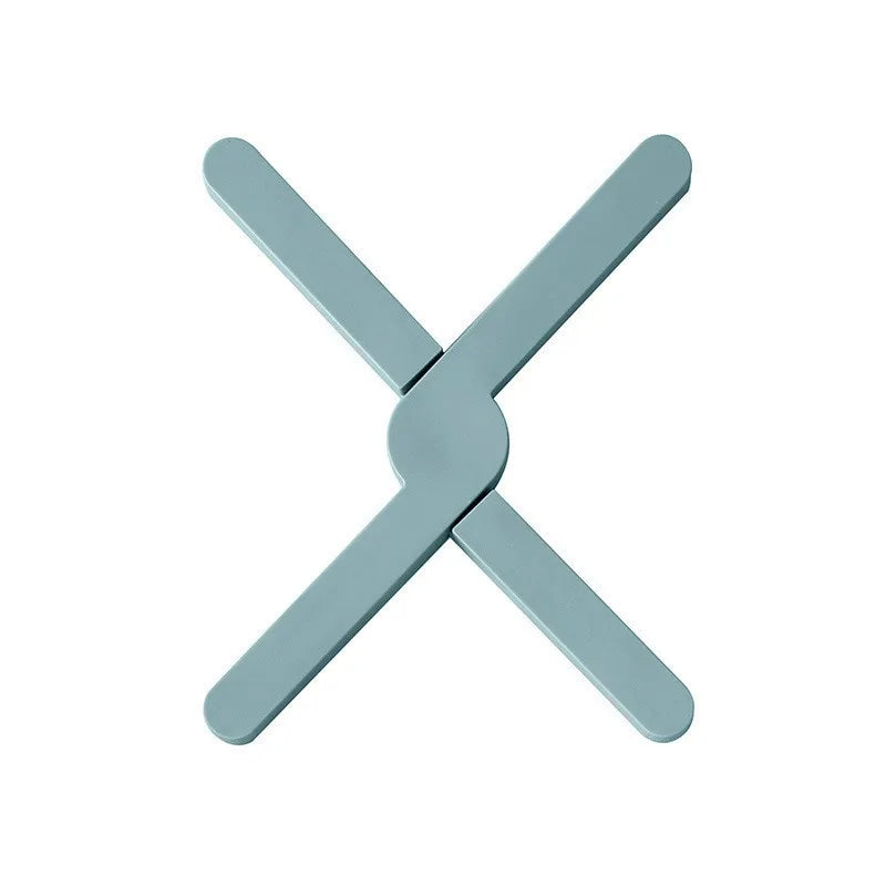 X-Shaped Folding Trivet Mat – Heat Resistant Pot Holder Folding Trivet Mat Qme
