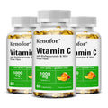 Kenofor Vitamin C 1000mg Capsules – Immune & Skin Support Vitamin C Supplement Qst 60 count-3 bottle